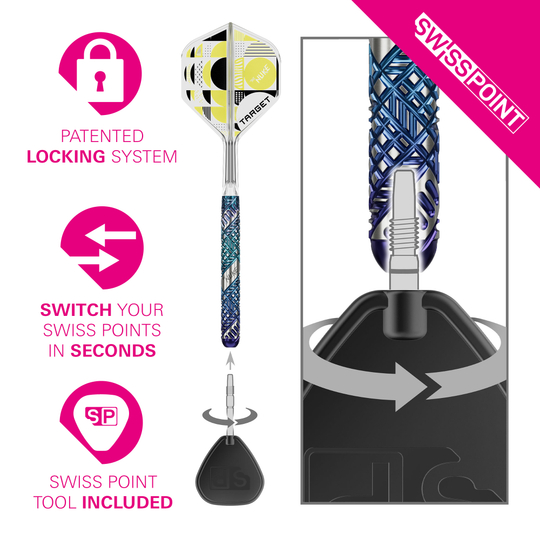 Target Luke Littler Edge Swiss Point Steel Darts