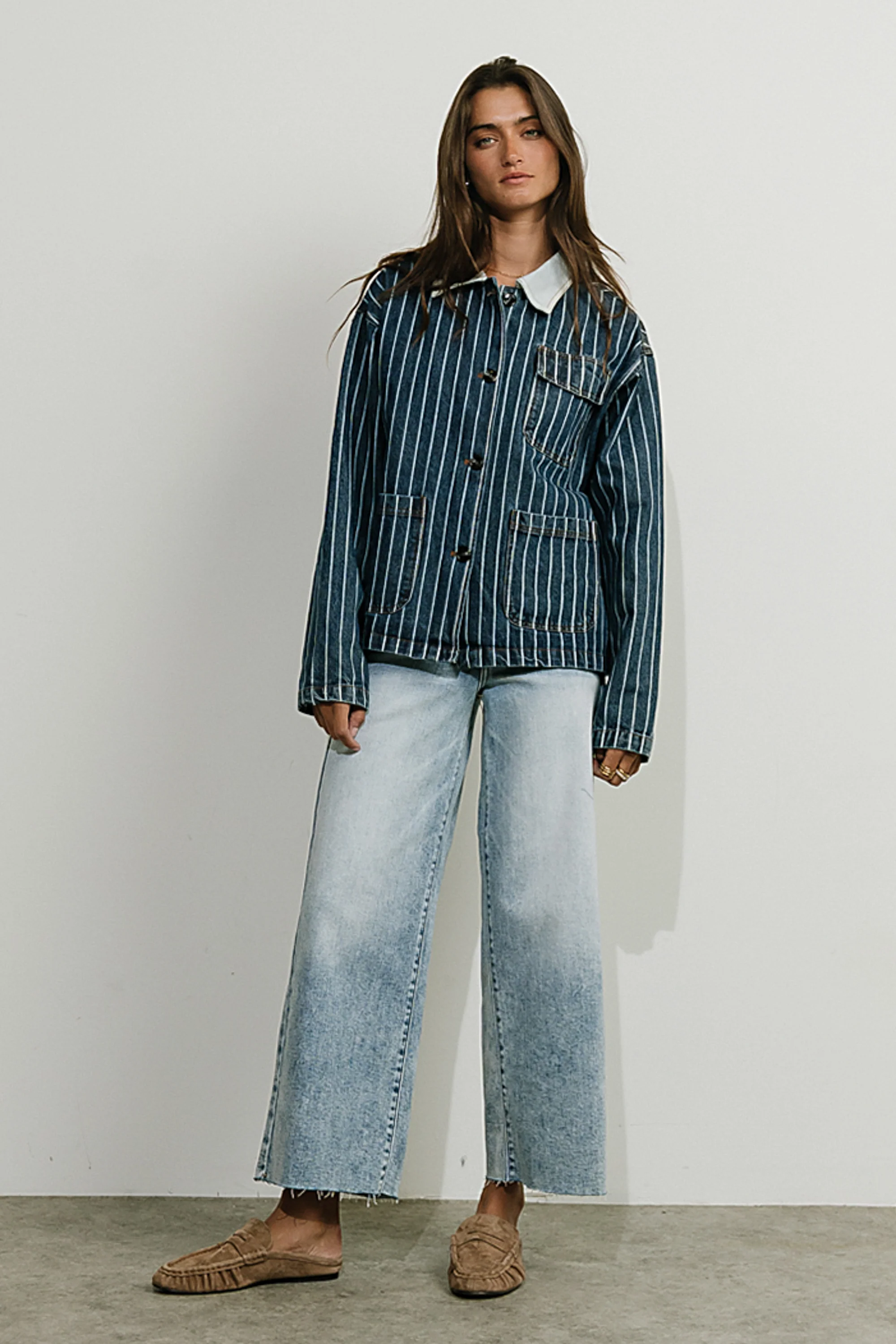 Colette Wide Leg Jeans in Light Wash