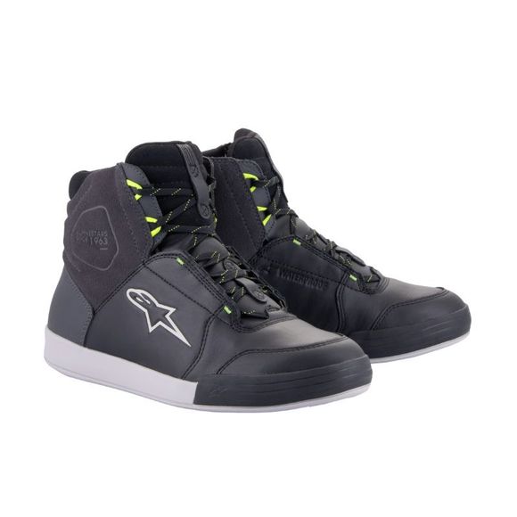 Alpinestars Motorcycle Sneakers Chrome Waterproof - Gray / YellowRef: AP12856