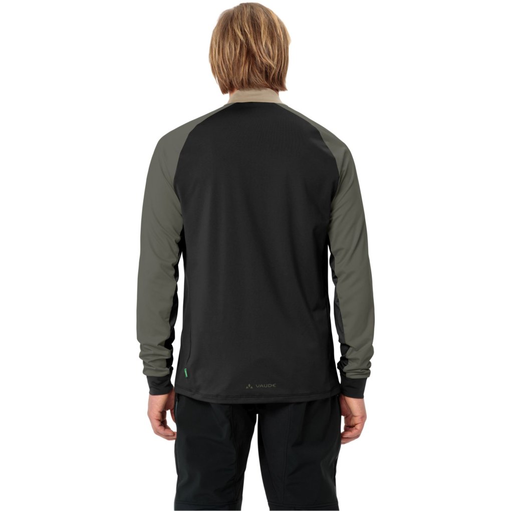 Vaude Qimsa Halfzip LS Shirt Men - khaki