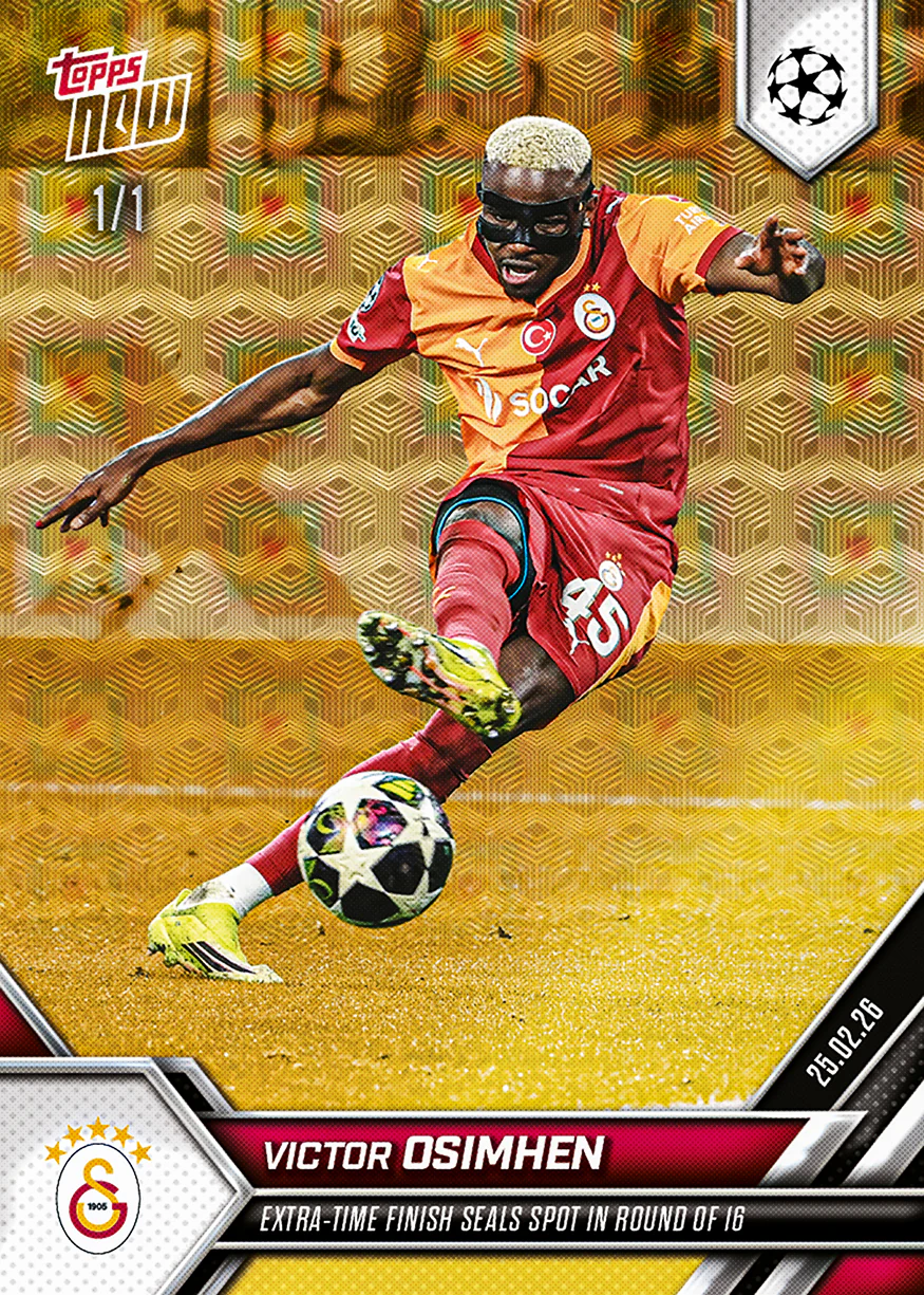 Victor Osimhen - 2025-26 UCL Topps NOW® - Card 99