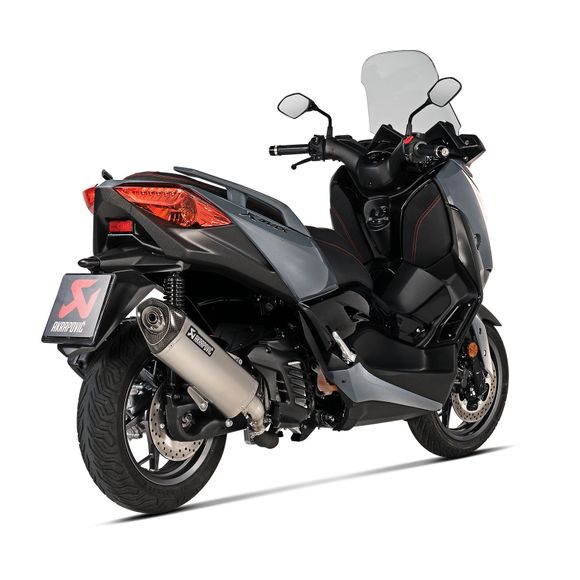 Akrapovic Stainless Steel Muffler with Carbon Tip - GrayRef: SA0061 / 18114472
