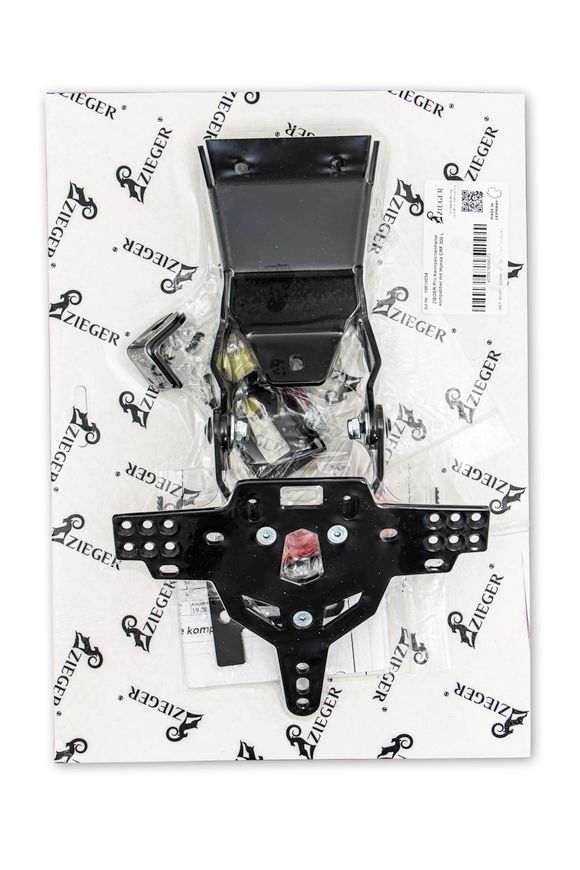 Zieger License Plate Holder Kit Type C CHHONDA 300 CRF 300 L - 2021 - 2026Ref: ZIE00151A / 20302327
