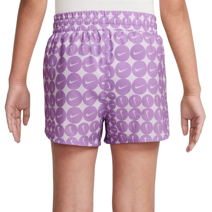 Nike One AOP Shorts Kids - rush fuchsia/white HF8235-532