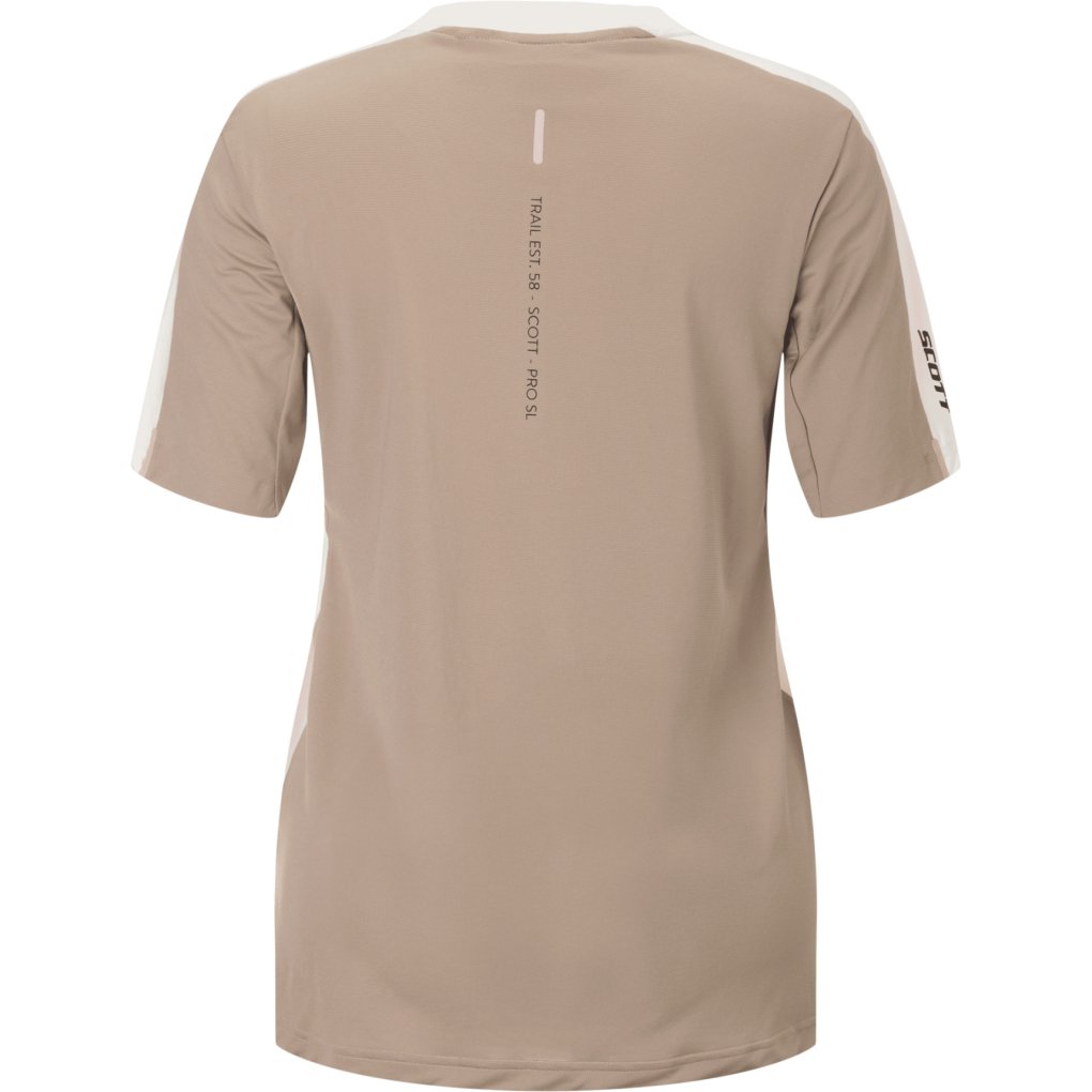 SCOTT Vertic Pro SL Short Sleeve Tee Women - cotton white