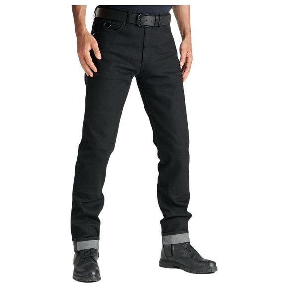 Jean Moto Pando Moto STEEL BLACK 02 - Slim - NoirRef : PAN0042