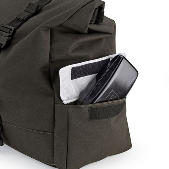 Kappa Rambler range RB101R saddle bag (26 liters) Universal - Gray / GreenRef: kp1432 / rb101r