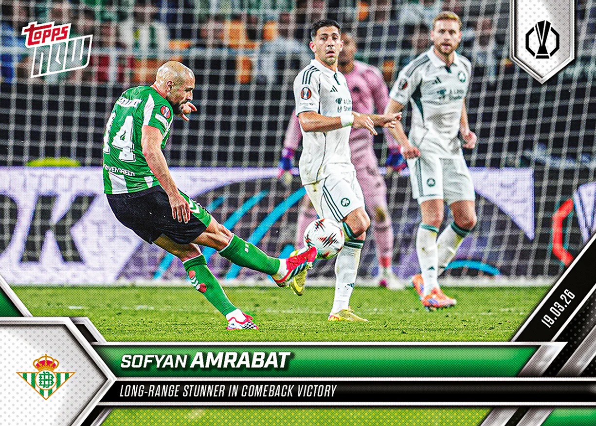 Sofyan Amrabat - 2025-26 UEL Topps NOW® - Card 25