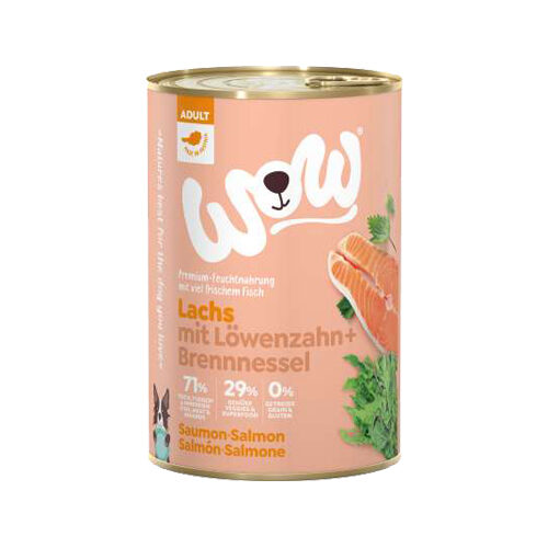 WOW! Adult Dog Food - Canned - Lamb - 6 x 400 g