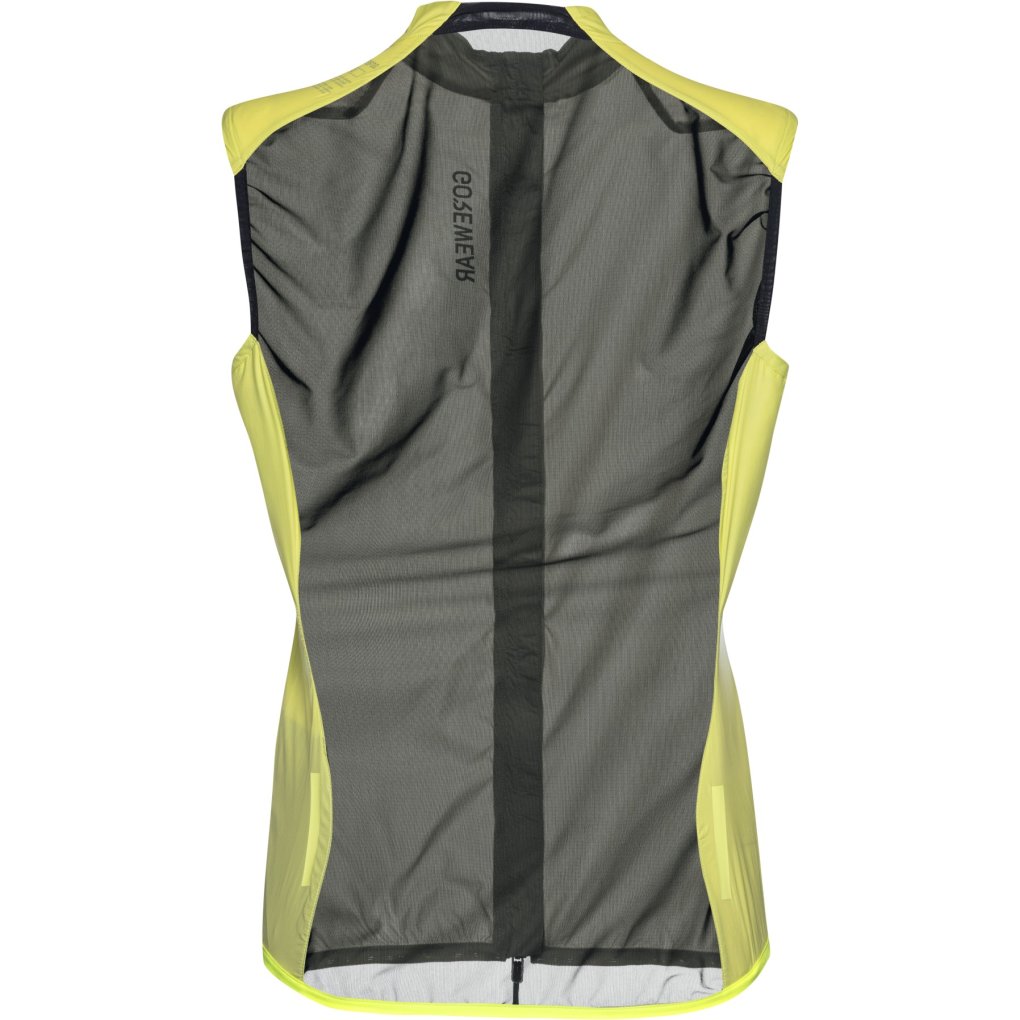GOREWEAR Distance Windbreaker Vest Women - lime yellow CB00