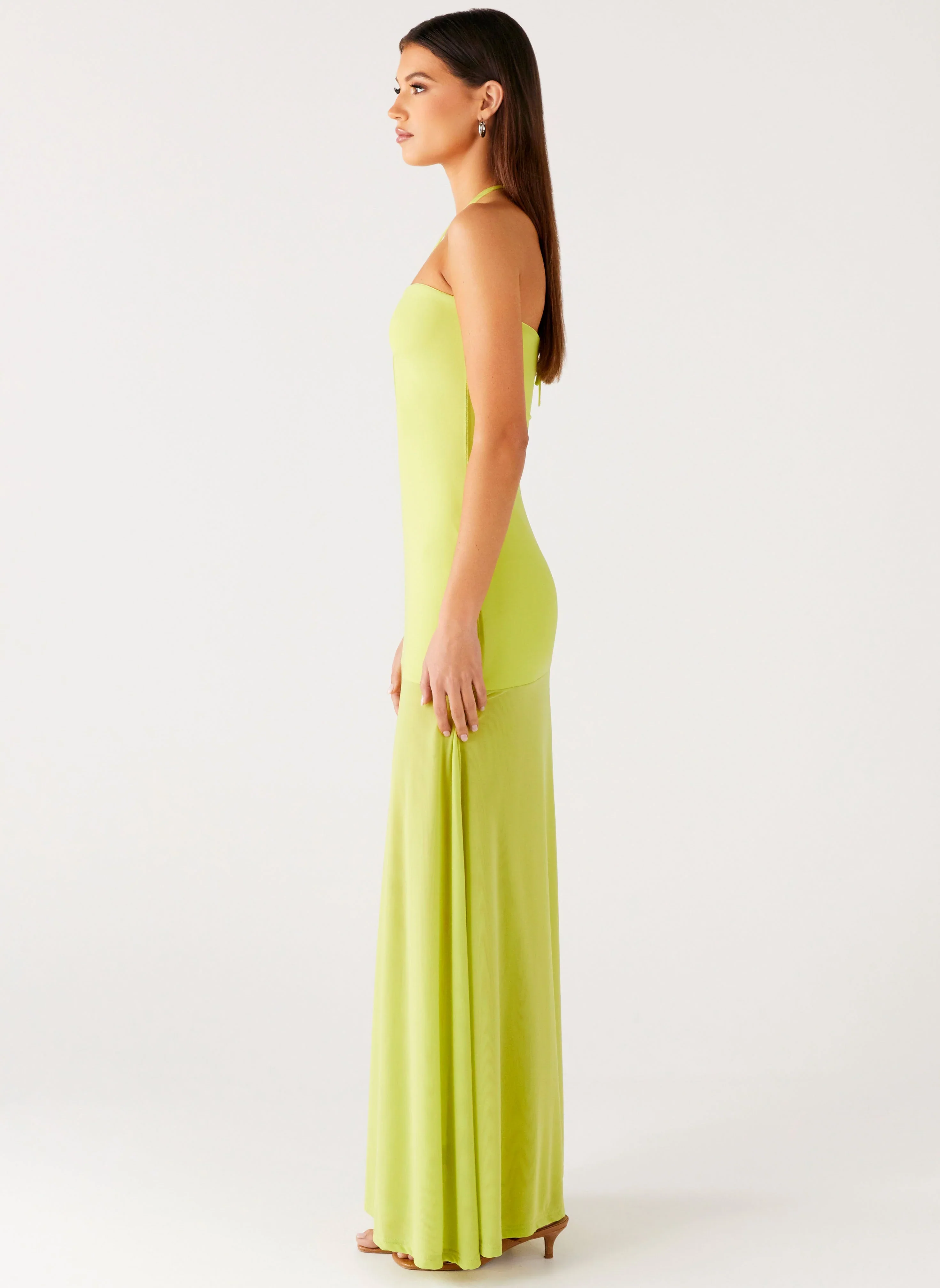 Claria Maxi Dress - Lime