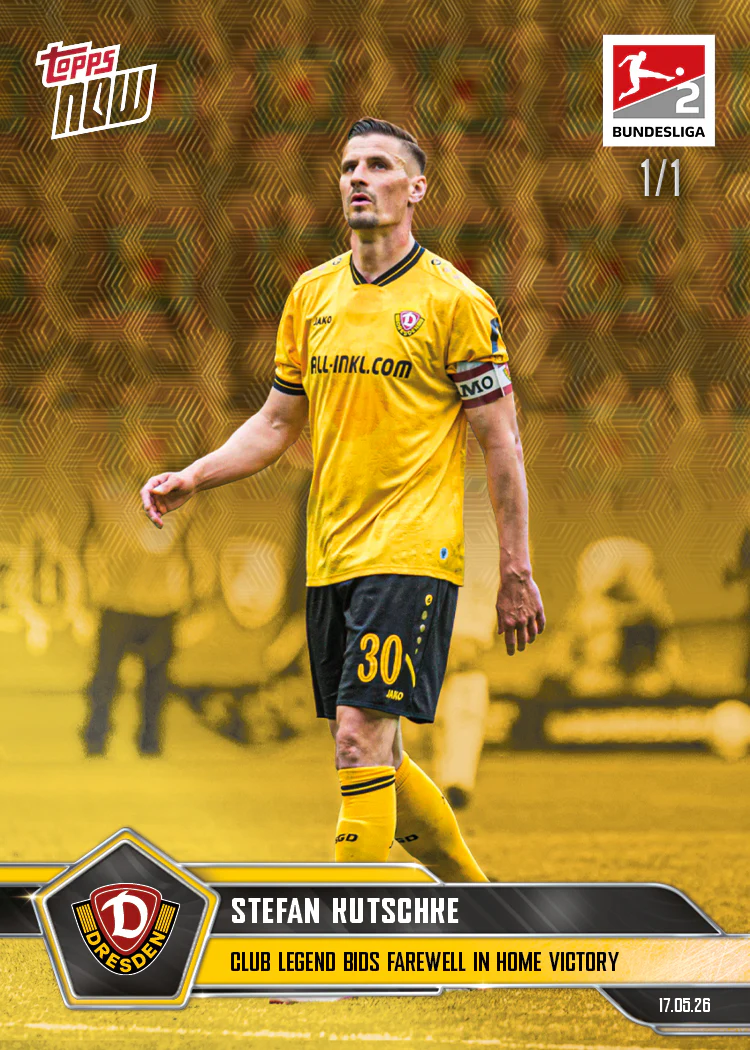 Stefan Kutschke - 2025-26 Bundesliga Topps NOW® - Card 195 - PR: 1372