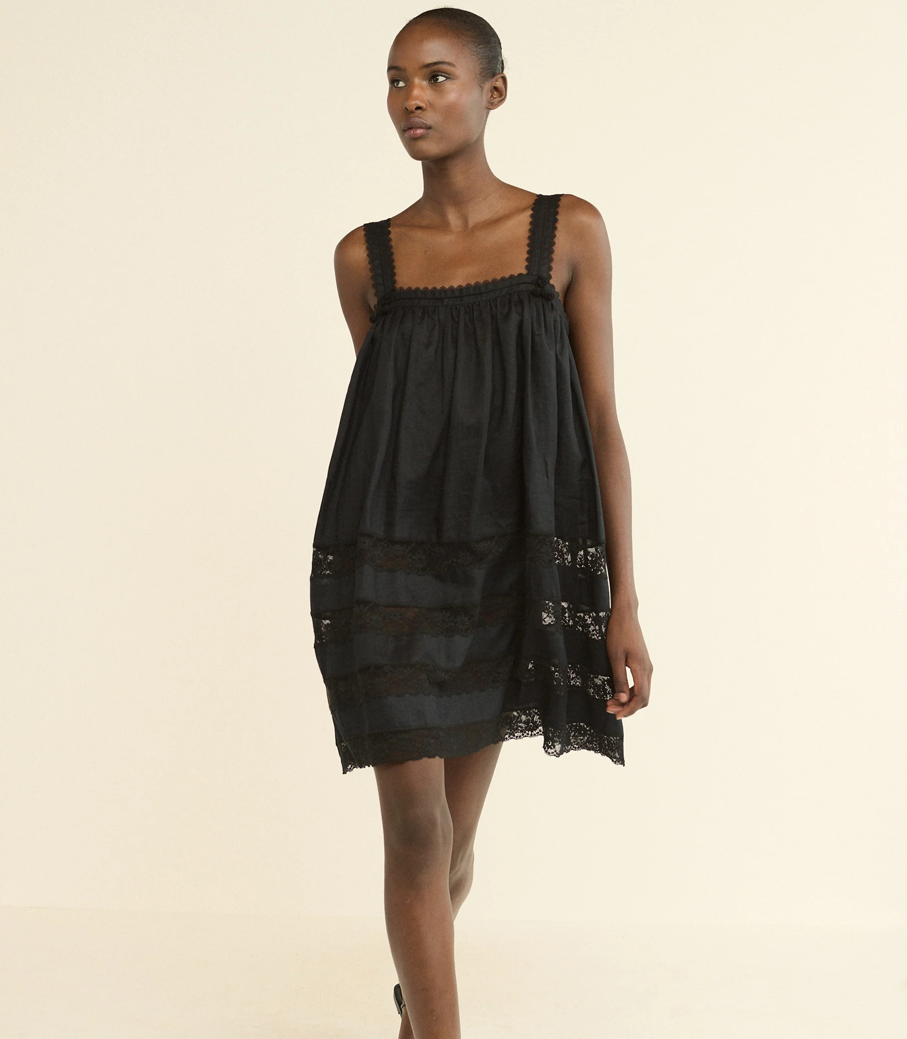 Aloise Mini Dress - Black