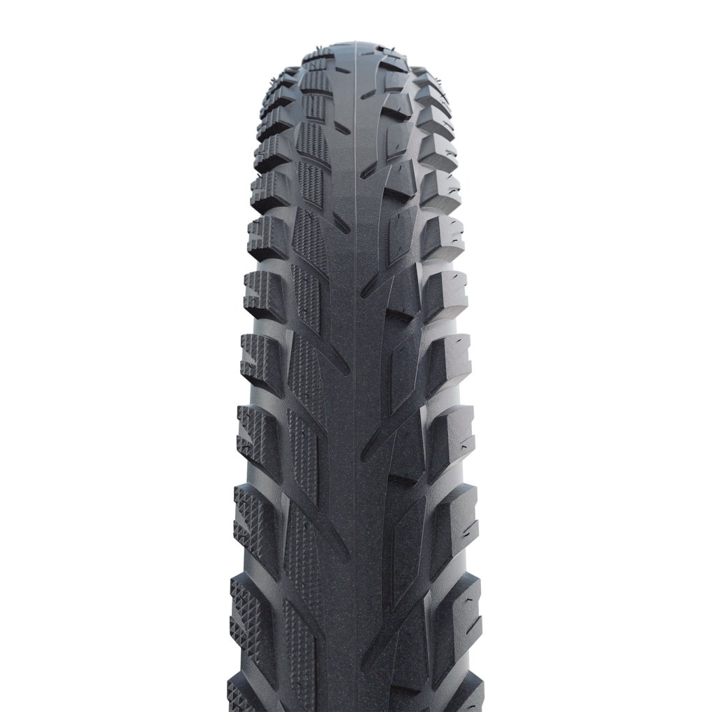 Schwalbe Silento Active Wired Tire - 26x1.75 Inches - Black-Reflex