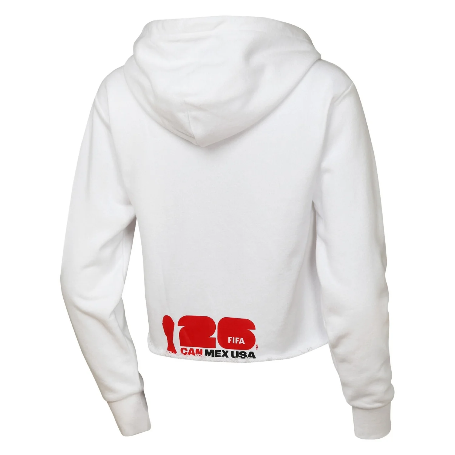 2026 Soccer Fan Collection Canada Crop Hoodie - Women's