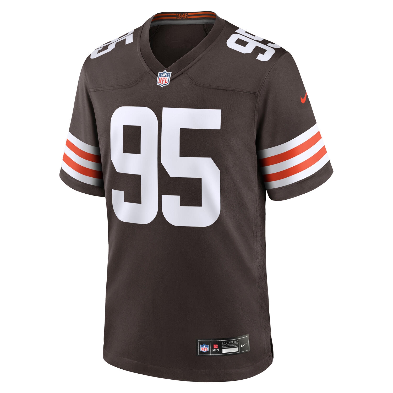 Myles Garrett #95 Cleveland Browns Nike Game NFL Jersey Brown