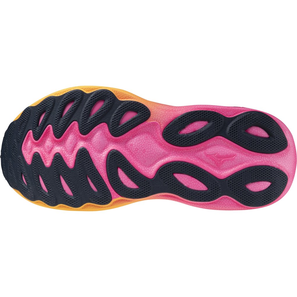 Mizuno Wave Sky 9 Running Shoes Unisex - White/Tang Orange/Pink Tetra