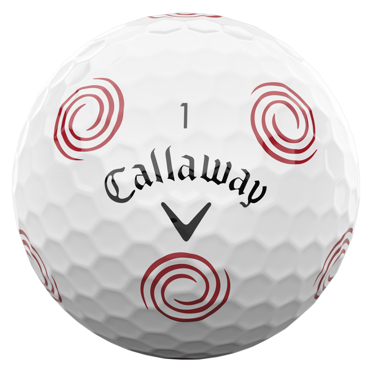 Callaway Chrome Soft Truvis Odyssey Swirl Golf Balls