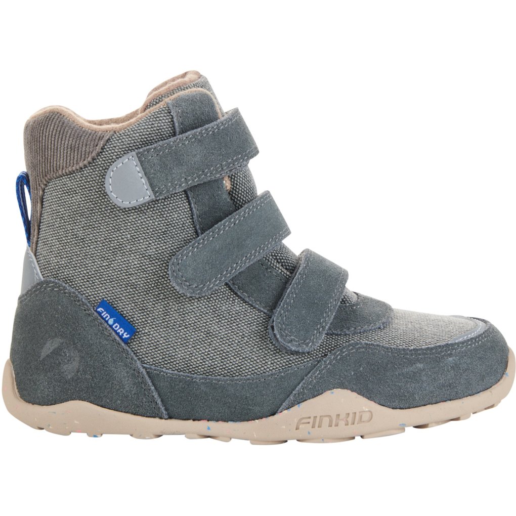 Finkid ILVES Winter Barefoot Shoes Kids - dark sage
