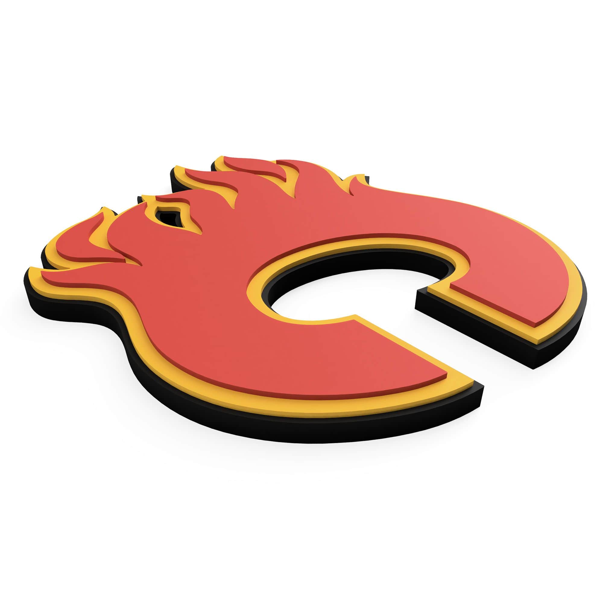 Calgary Flames NHL 3D Foam Logo Wall Sign