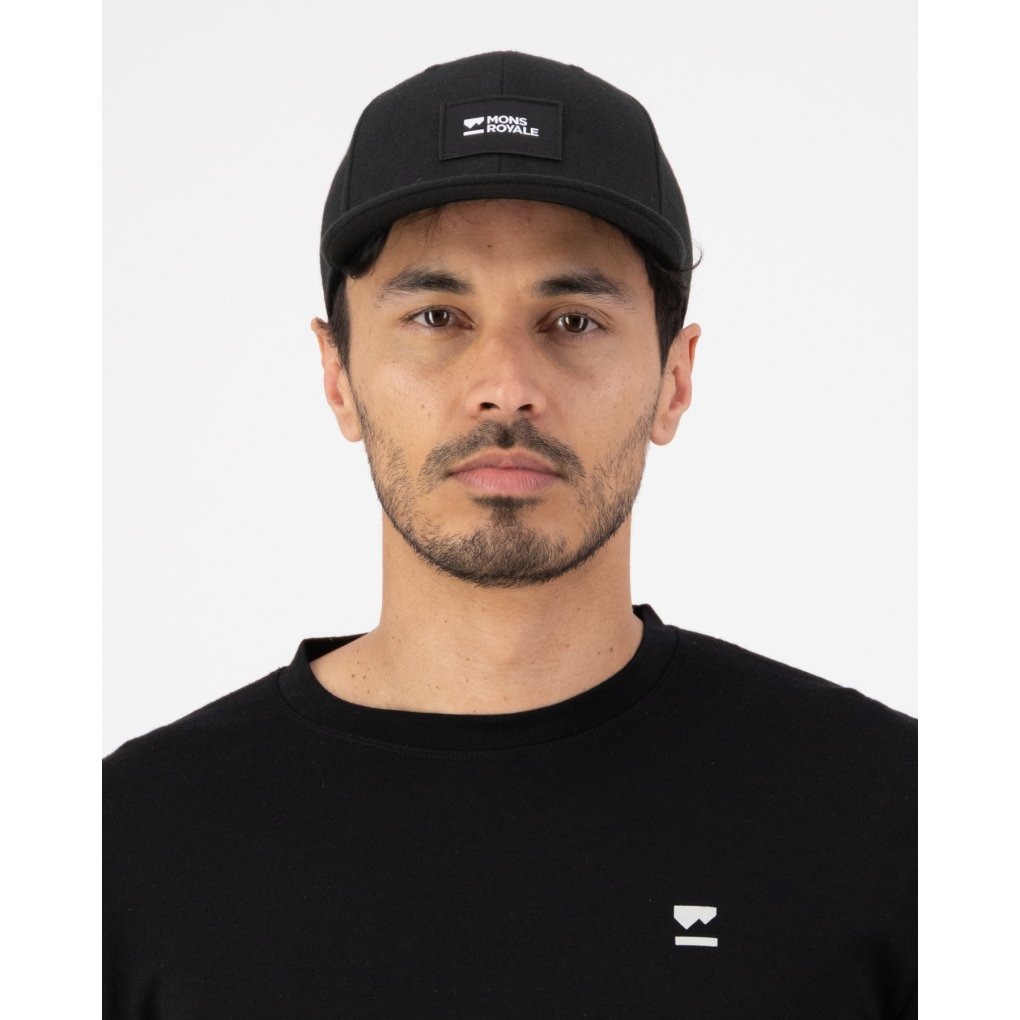 Mons Royale Connor Wool Cap - black