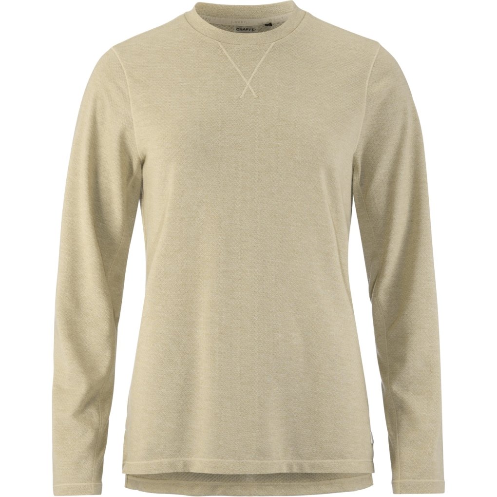 CRAFT Thermal Mesh Longsleeve Women - Hay/Melange