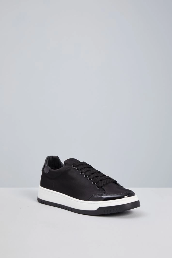 Sneakers in technical fabric - BLACK