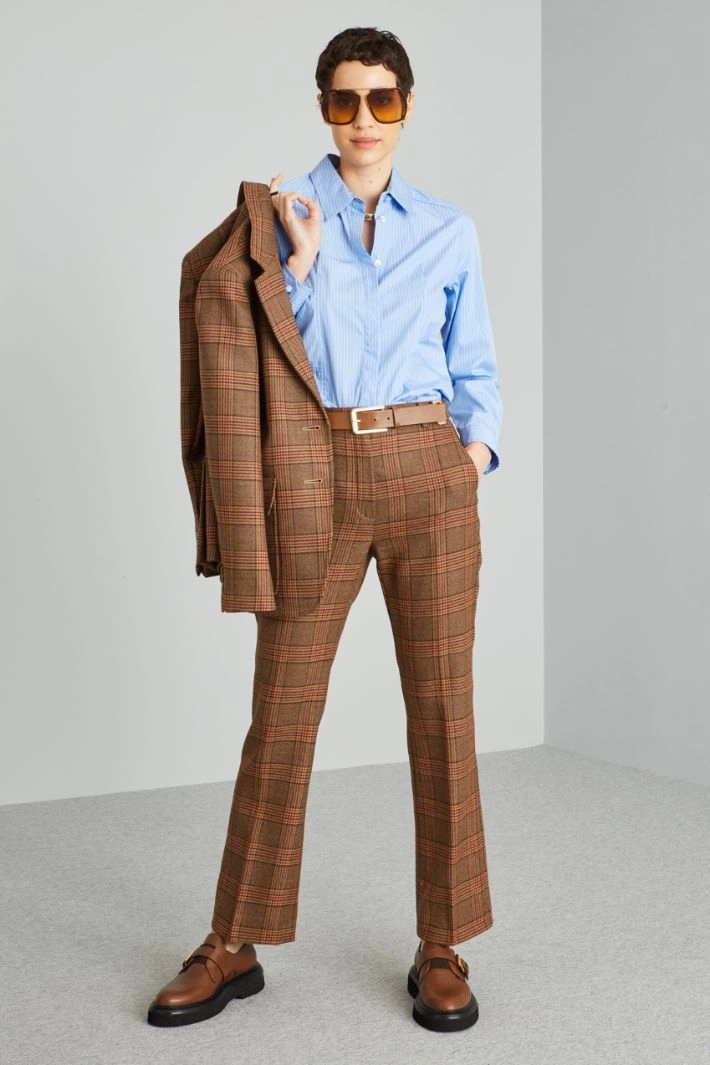 Batavia trousers - RED BROWN TOBACCO