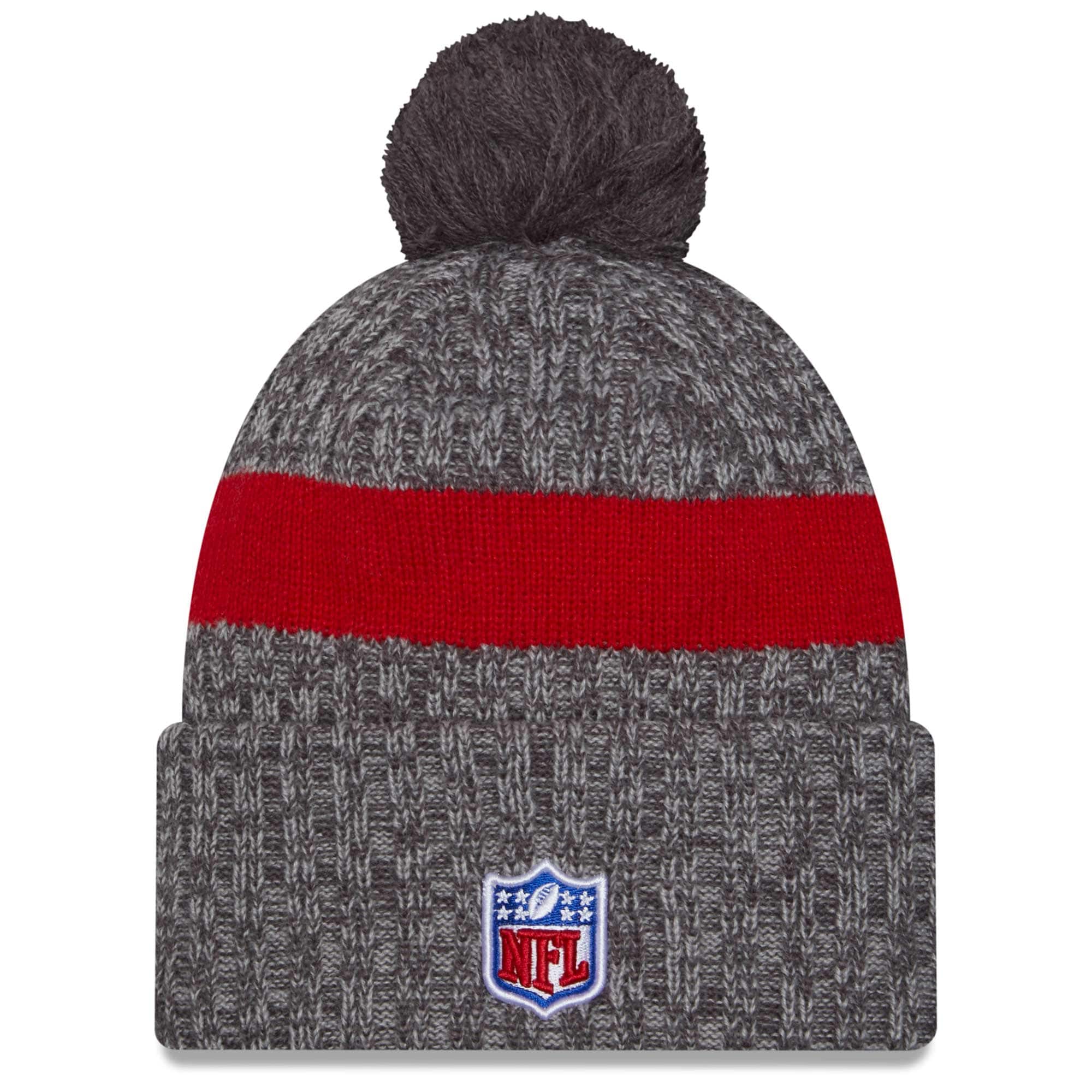 New York Giants Gray 2023 NFL Sideline New Era Sport Knit Hat
