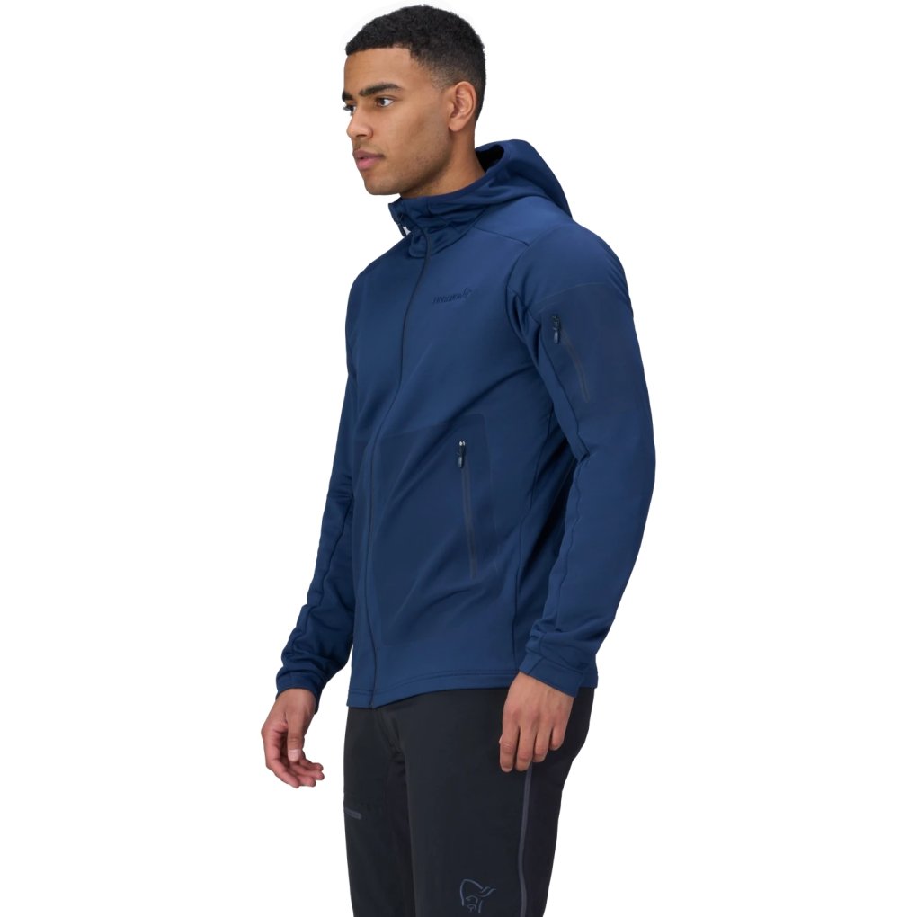 Norrona falketind warm2 stretch Hood Jacket Men - Indigo Night