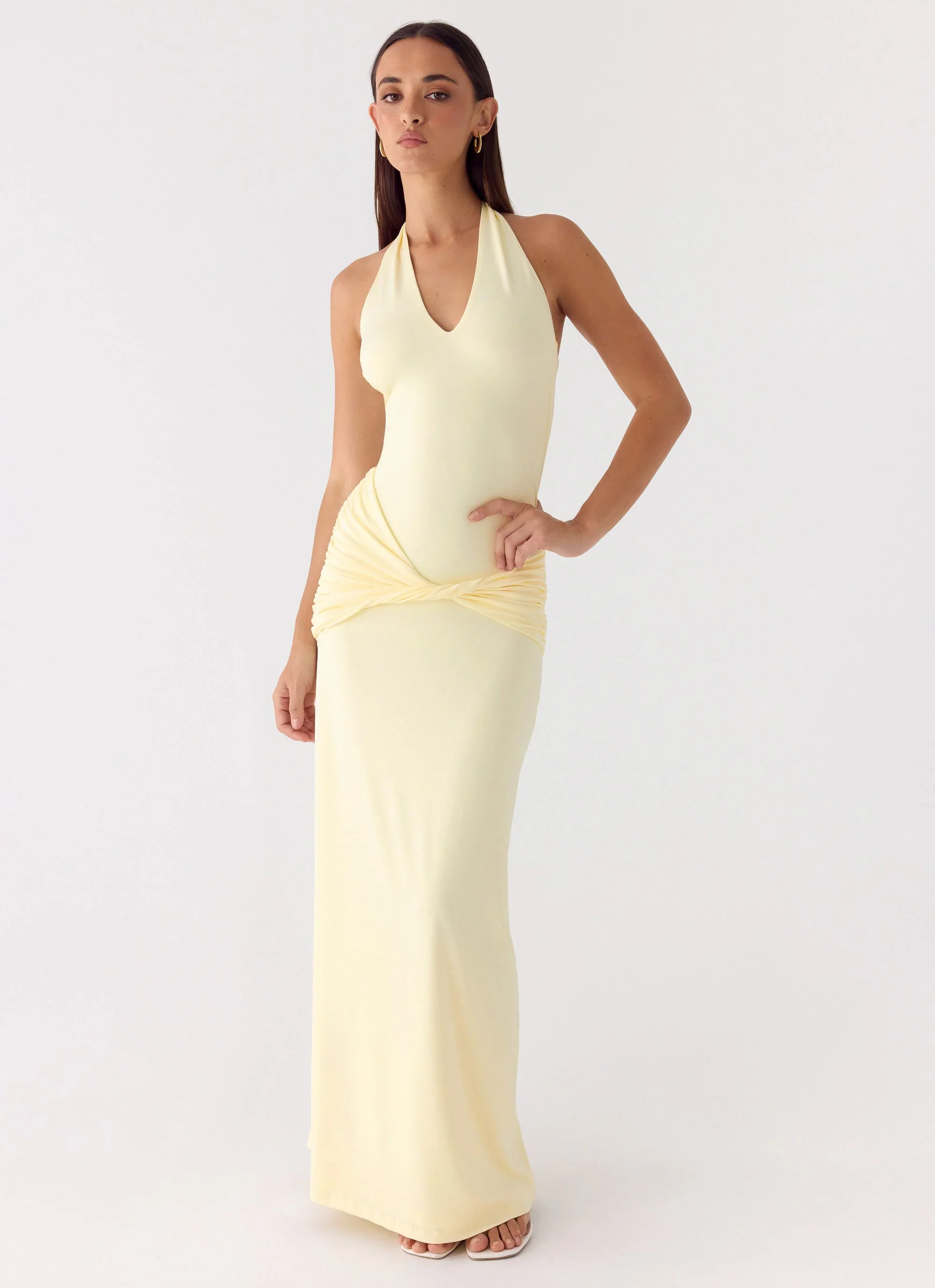 Maribelle Maxi Dress - Lemon