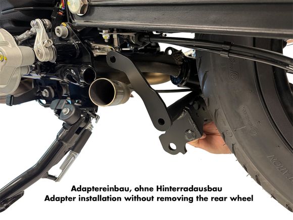 Béquille centrale Hepco & Becker - noir UniverselRef : HBE01115A / 505565 00 01