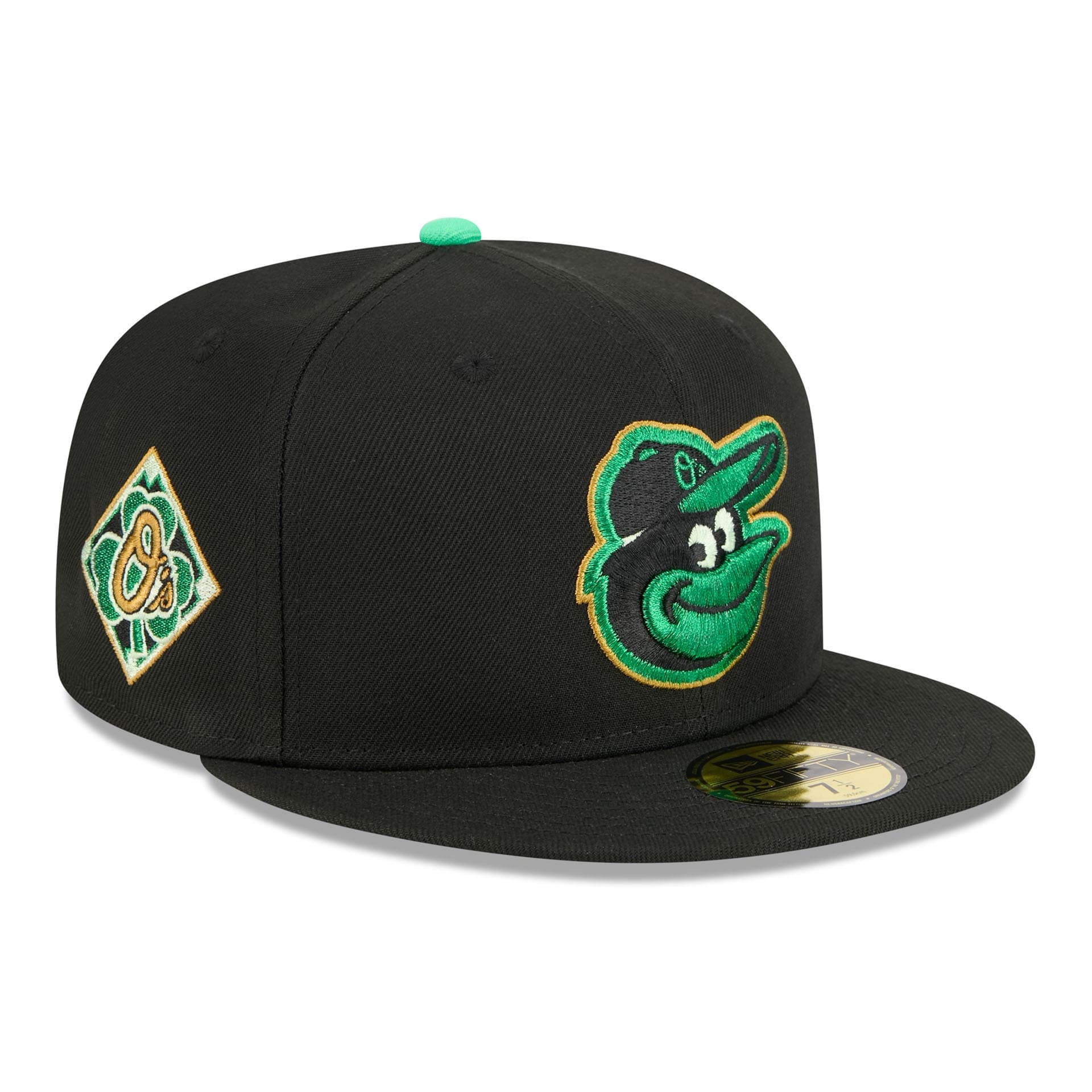 Baltimore Orioles 2026 St. Patrick's Day MLB Authentic 59FIFTY Cap Black