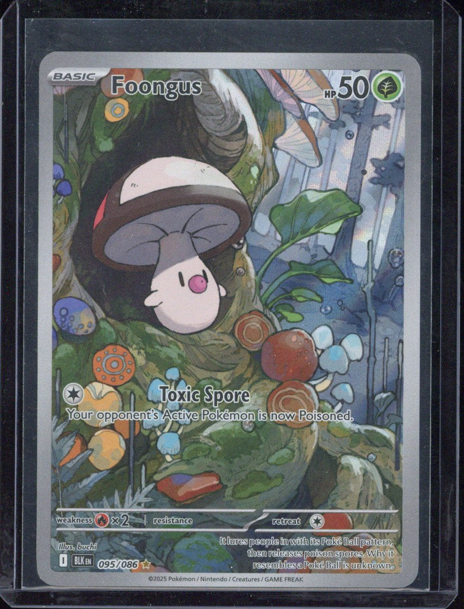 2025 Pokemon Black Bolt Foongus #095
