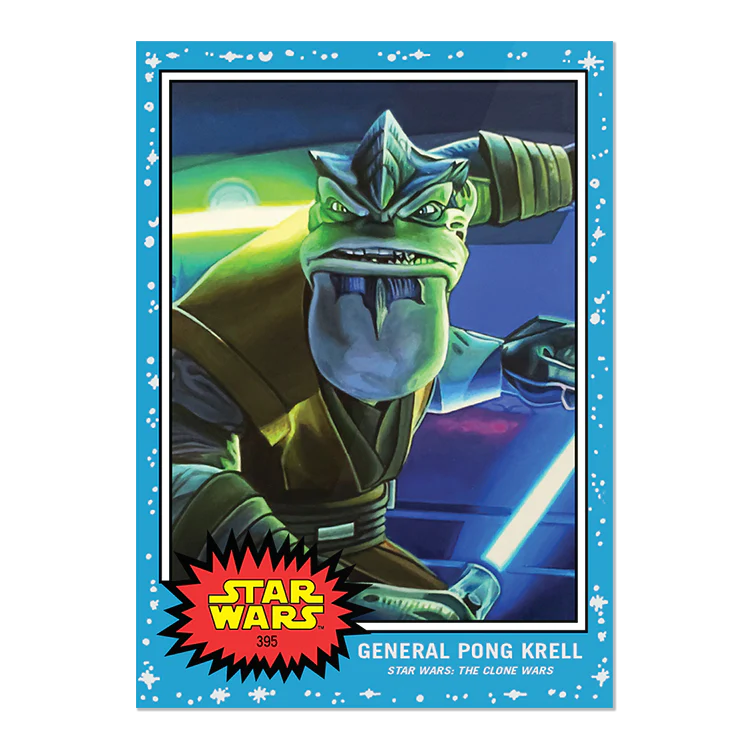 Topps UK - SW Living Set Card #395 - General Pong Krell