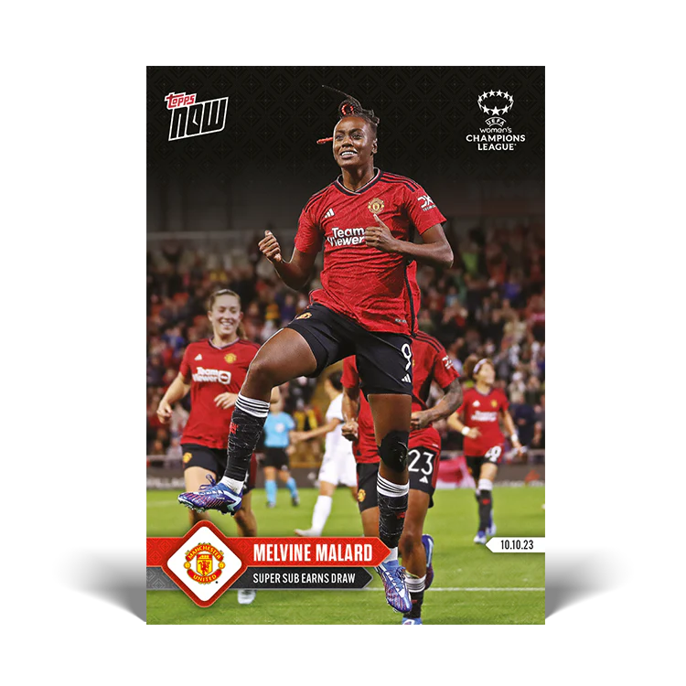 Topps UK - Melvine Malard - Super-sub earns draw - UWCL TOPPS NOW® Card #2
