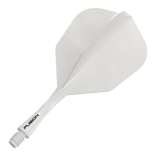 Winmau Fusion Flight Shaft System No6 Solid White