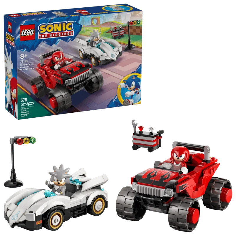 77118 Silver's Car vs. Knuckles' Monster Truck LEGO