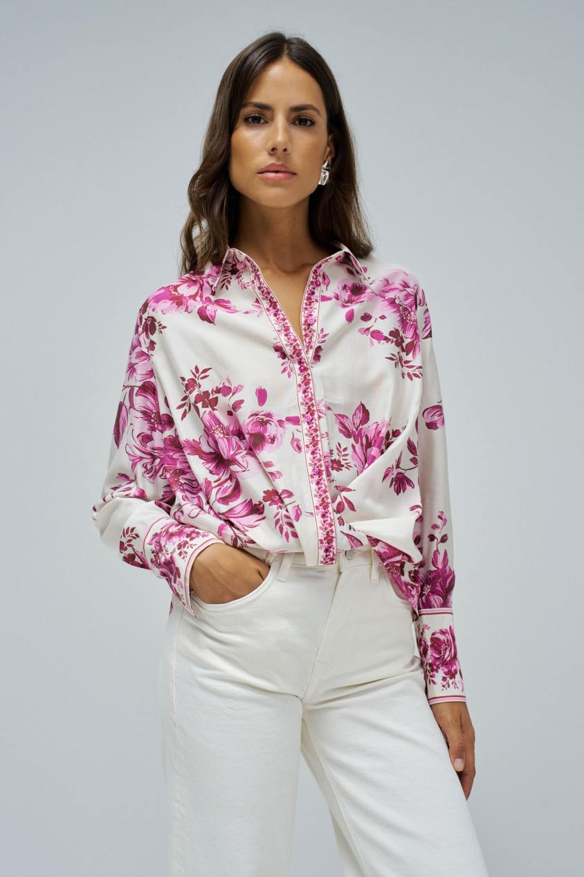 TOP WITH FLORAL PATTERN