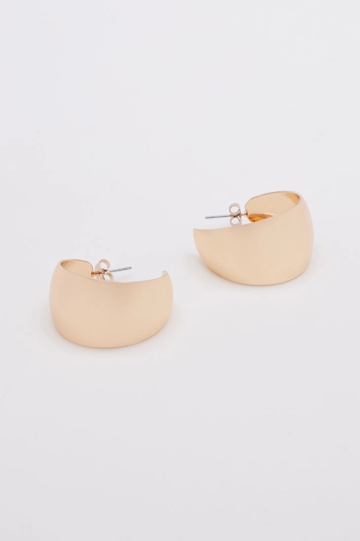 Semi-circle earrings - GOLD