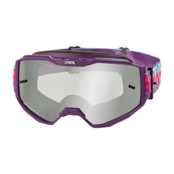 Masque cross O'Neal B-10 - STRIPPED - ENFANT - Rose / NoirRef : OL2177 / 6029-040