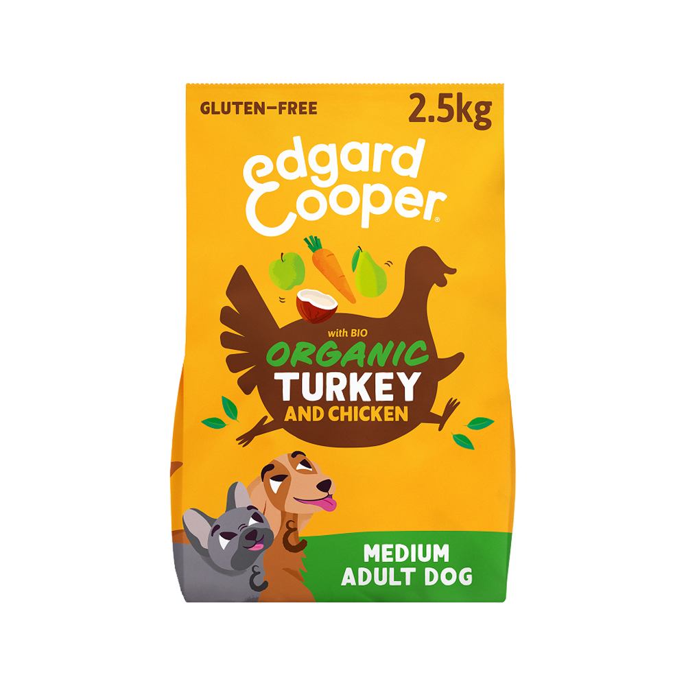 Edgard & Cooper Organic Adult - Turkey & Chicken - 7kg
