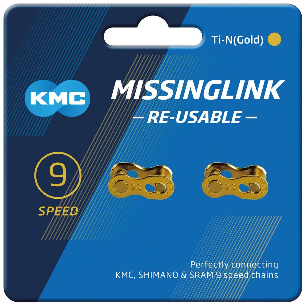 KMC MissingLink 9R Ti-N Chain Connector - KMC / Shimano 9-speed - 2 pcs.