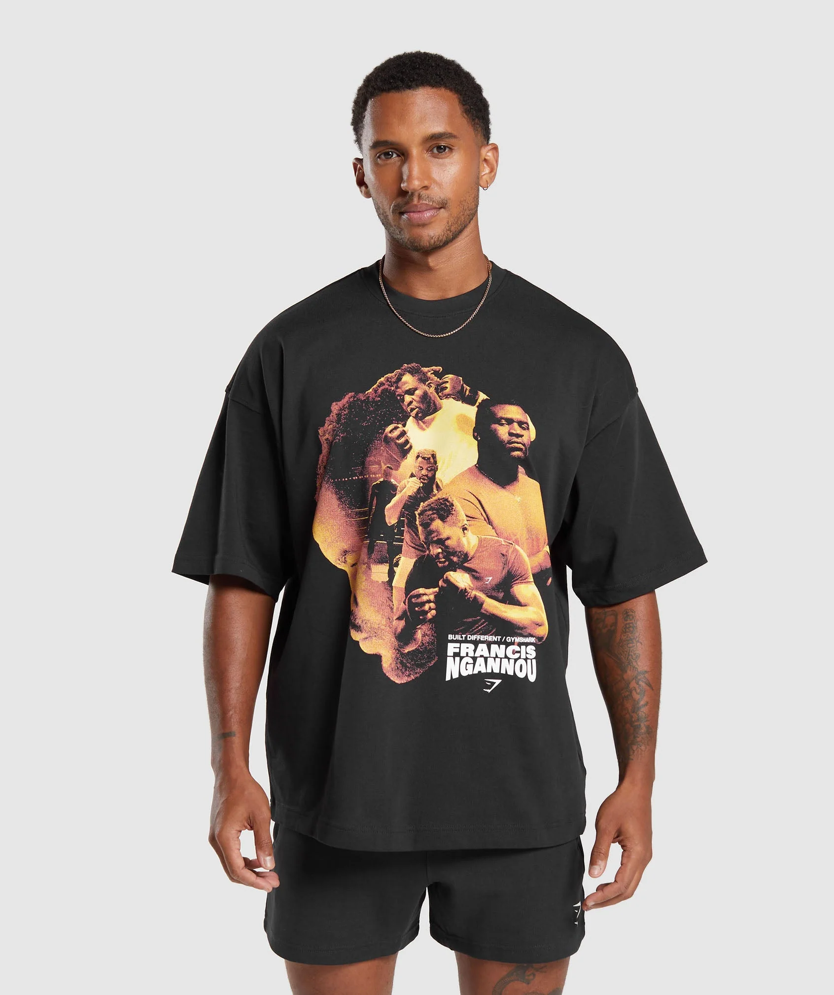 GS x Francis Ngannou Graphic Tee Black