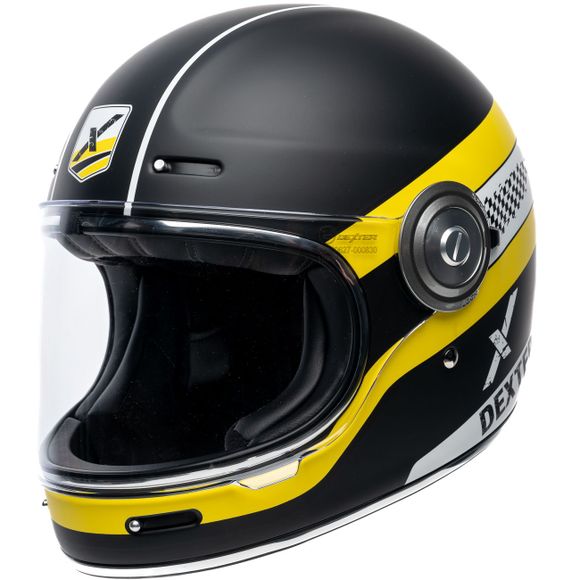 Casque intégral Dexter TANNEN TINO - Noir / JauneRef : DX0673