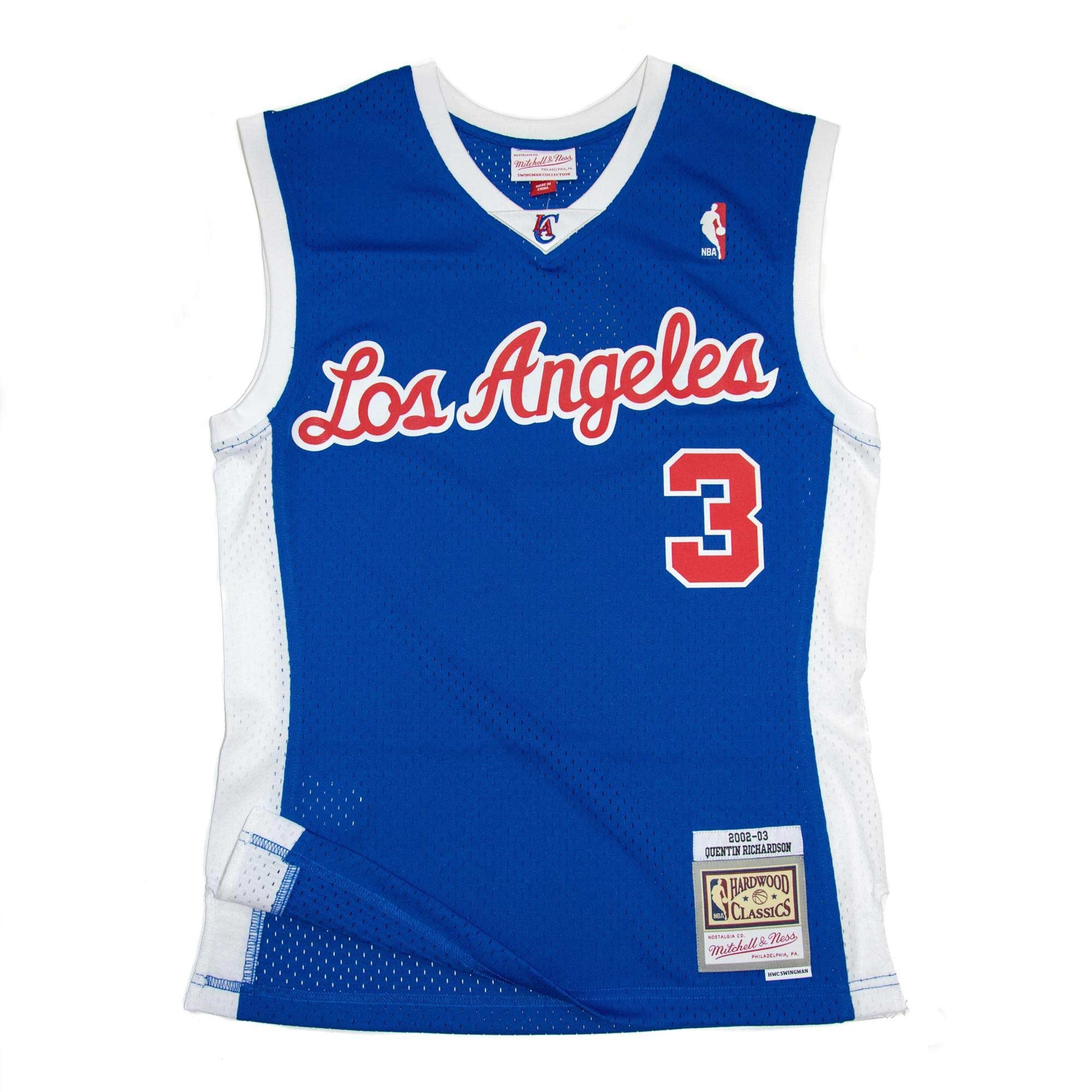 Quentin Richardson #3 Los Angeles Clippers 2002-03 Mitchell & Ness Swingman NBA Jersey Blue