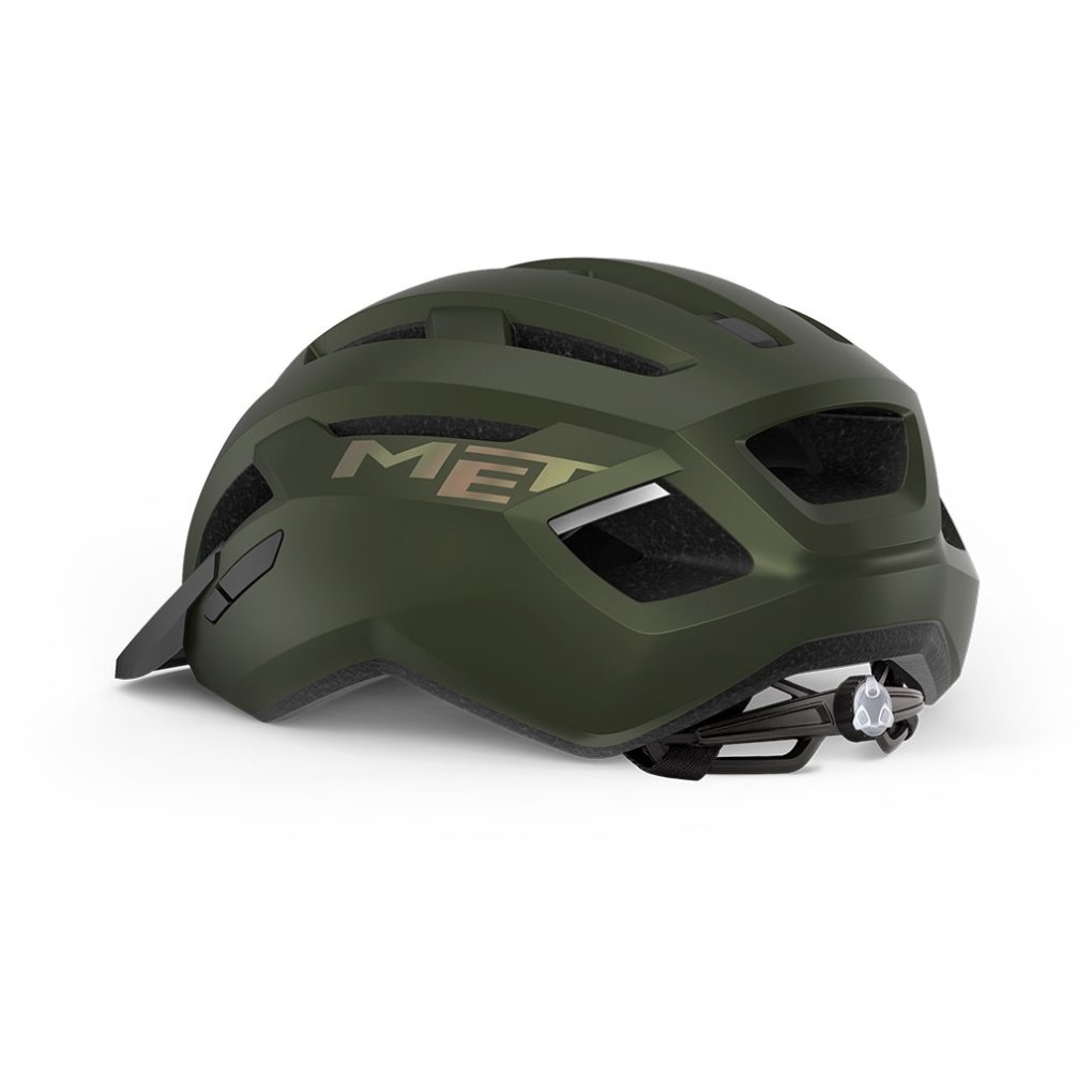 MET Allroad Helmet - olive iridescent matt