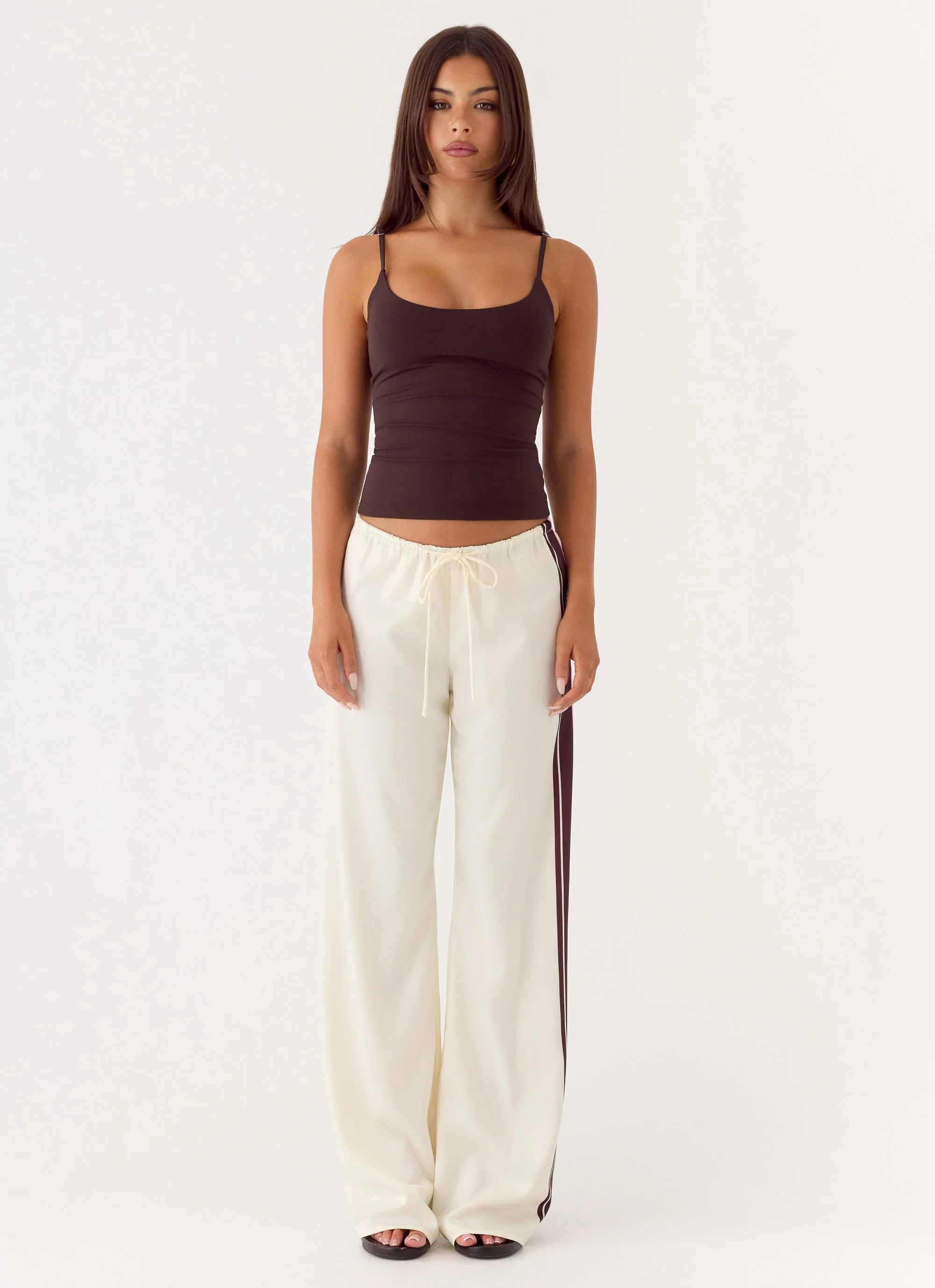 Deacon Low Rise Pants - Bloom Stripe