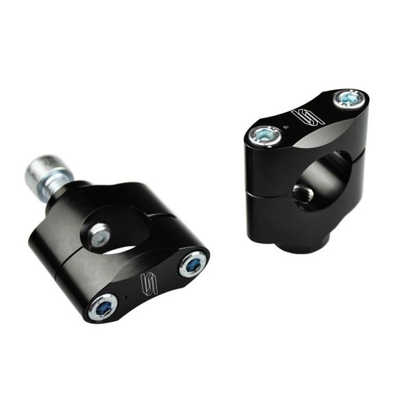 Pontet de guidon Scar Ø28,6 hauteur 30/35/40/45mm Universel - NoirRef : SCR0309 / P21