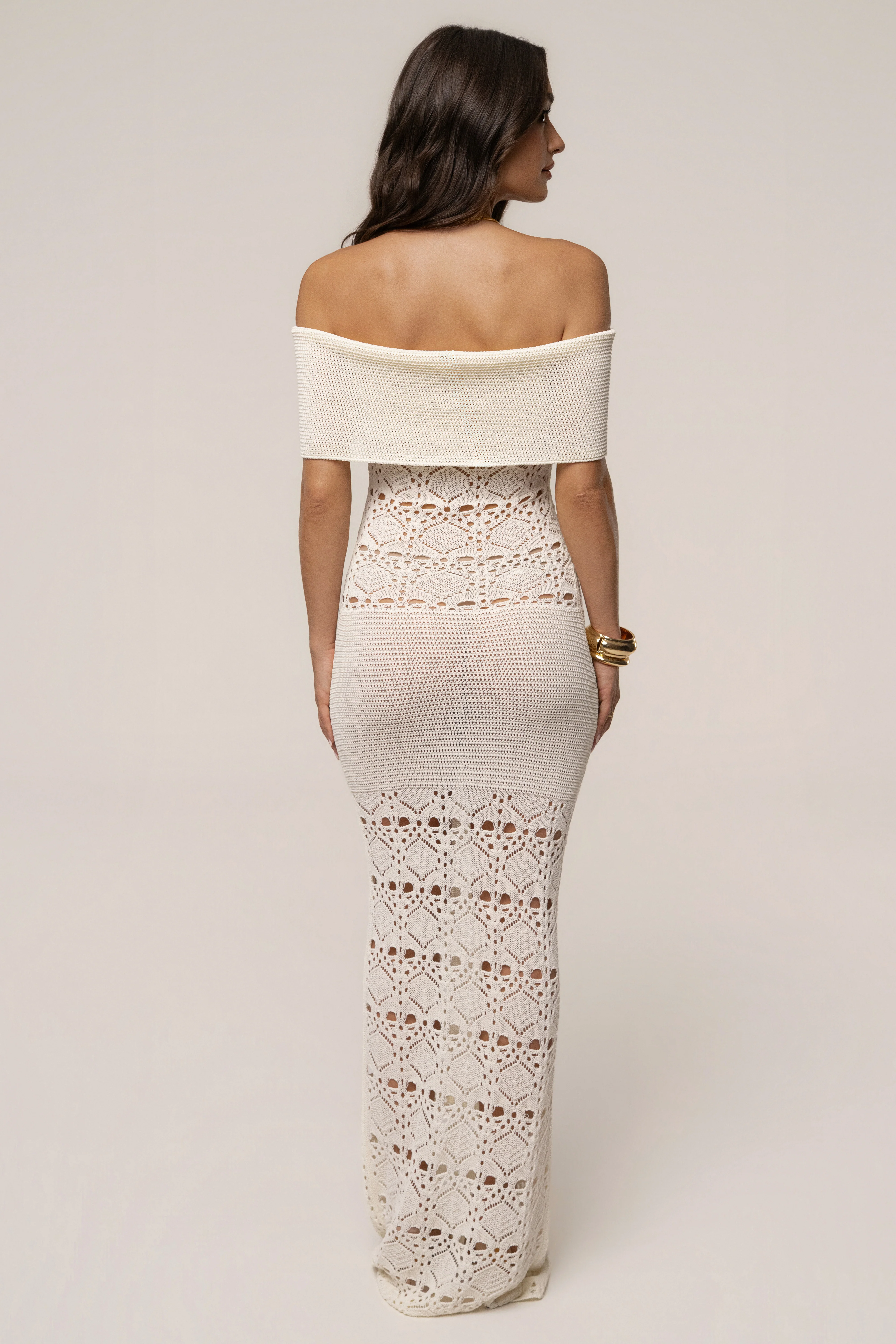 Ivory Resort Nights Maxi Dress